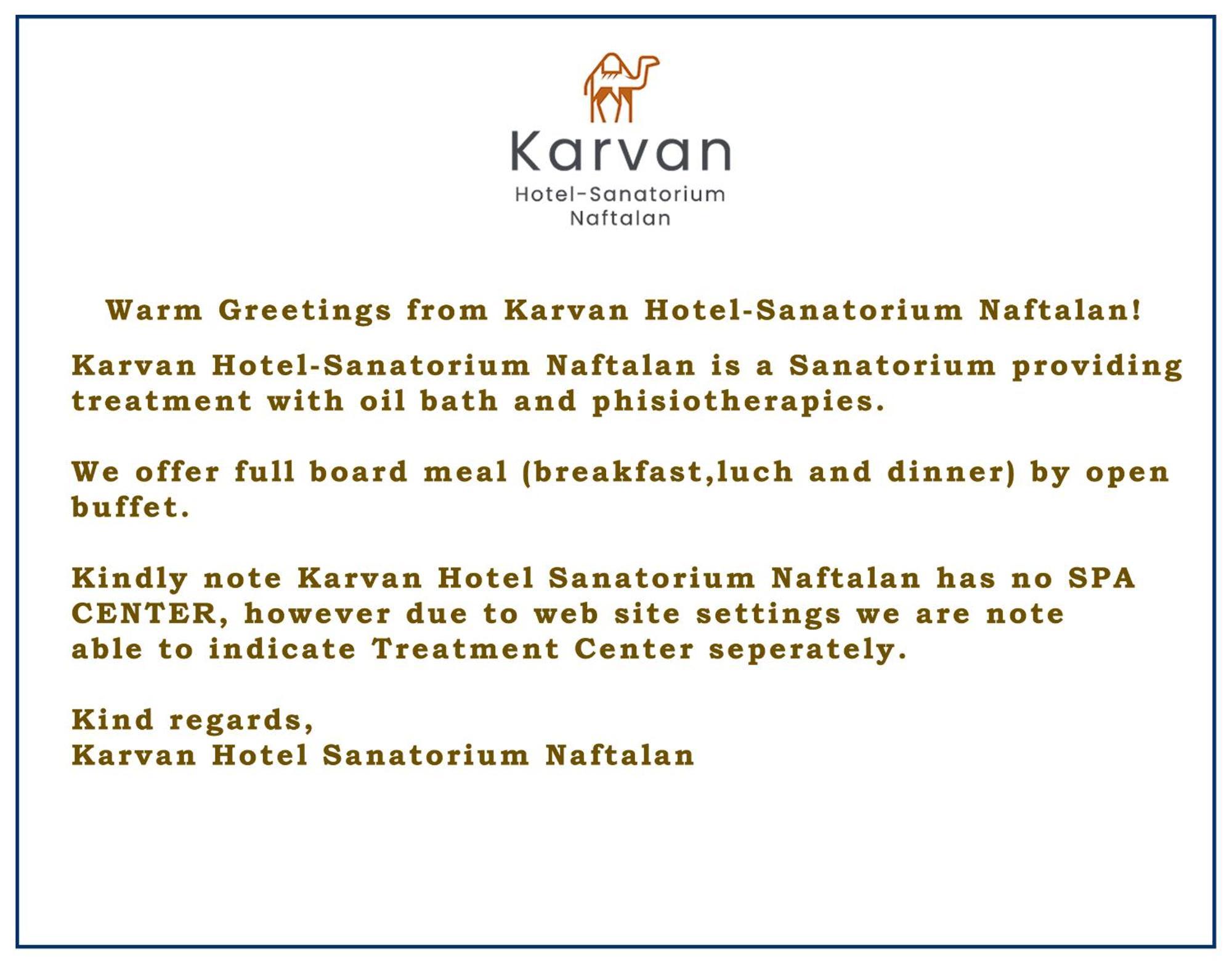 Karvan Hotel-Sanatorium ナフタラン エクステリア 写真